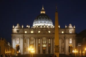 Earth Hour In St. Peter's Square